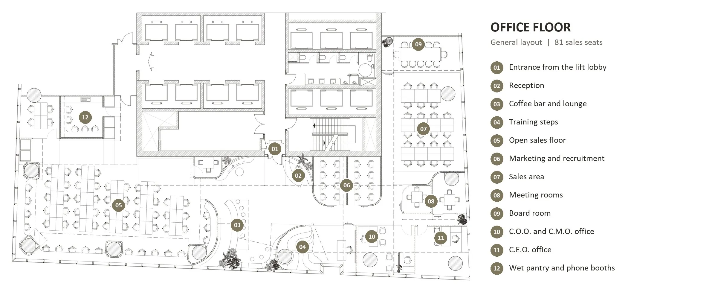 Office floor plan